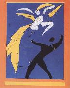 Henri Matisse Dancer Study for the Backdrop of the Ballet 'Strange Farandole' (mk35) oil painting